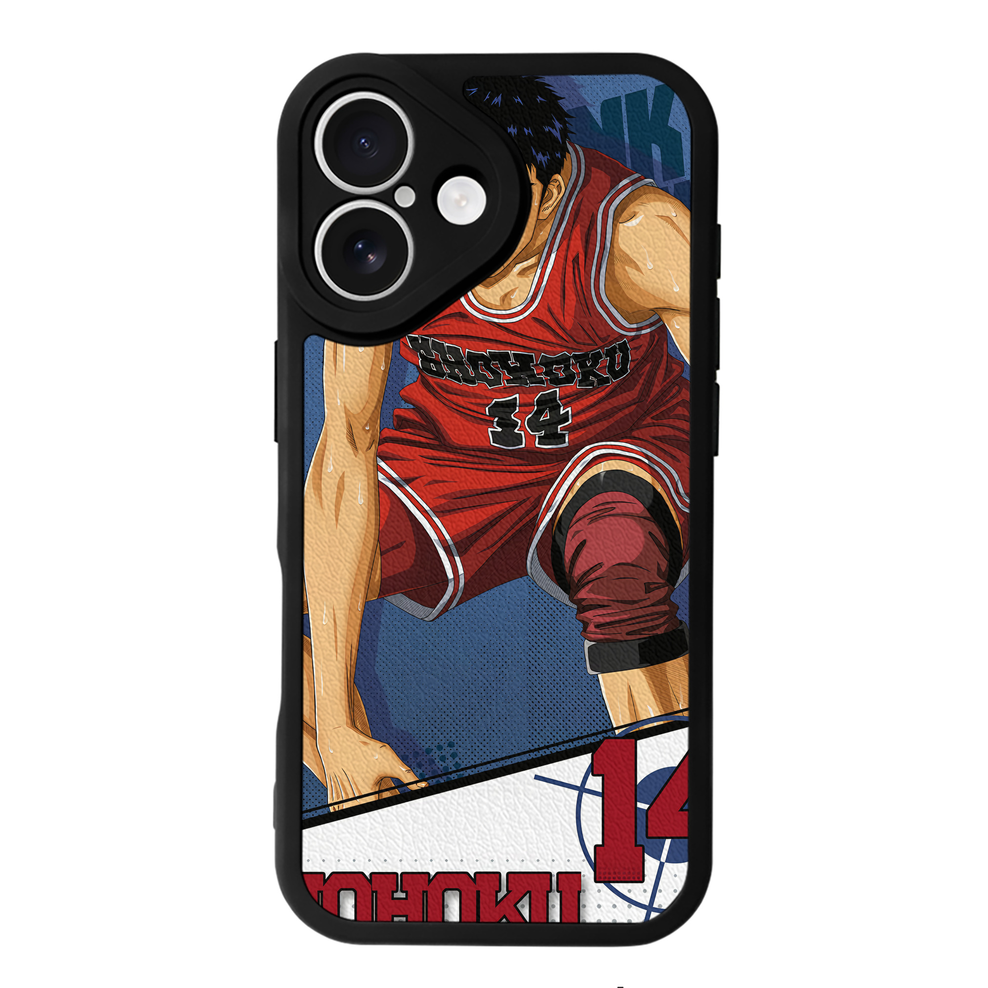 （画像用） SLAM DUNK／スラムダンク 【iPhone 16シリーズ対応】シリコンスマホケース（レザー調） 材質：シリコン